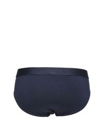Dolce & Gabbana | Blue Italian Crest On Cotton Briefs for Men | Lyst