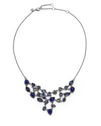 Alexis Bittar | Metallic Elements Dark Alchemy Hematite & Crystal Petite Confetti Bib Necklace | Lyst