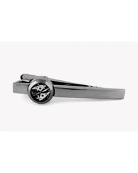 Tateossian - Metallic Skeleton Tie Clip In Gunmetal Plating for Men - Lyst