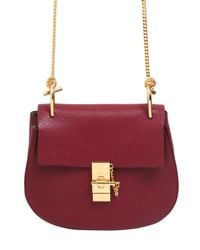 Chloé | Purple Small Drew Grained Nappa Leather Bag | Lyst