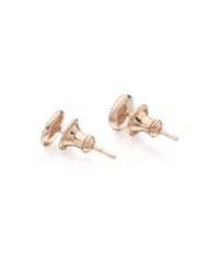 Monica Vinader | Pink Riva Diamond Shore Stud Earring | Lyst