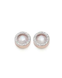 Monica Vinader | Metallic Diva Circle Stud Earrings | Lyst