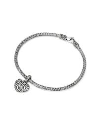 John Hardy | Metallic Classic Chain Heart Charm Bracelet | Lyst