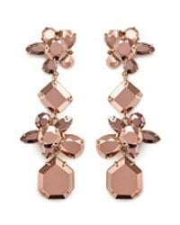 J.Crew | Pink Crystal Cluster Earrings | Lyst