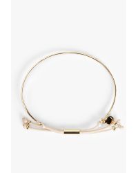 7 For All Mankind - Natural Gorjana Taner Loop Bracelet In Nude - Lyst