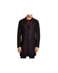 Paul Smith | Blue Bouclé Coat for Men | Lyst