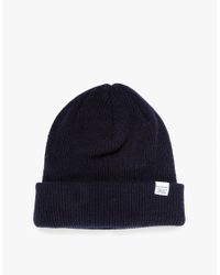 Norse Projects | Blue Norse Beanie for Men | Lyst