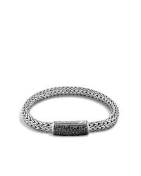 John Hardy | Black Classic Chain Medium Chain Station Clasp Bracelet | Lyst