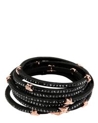 Tomasz Donocik | Black Swarovski 7 Wrap Around Stars Bracelet | Lyst
