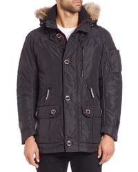 Rainforest | Black Thermoluxe Waxed Nylon Parka for Men | Lyst