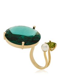 Delfina Delettrez | Green Never Too Light Ring | Lyst