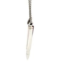 Miansai - Metallic Silver Rem Bullet Necklace - Lyst