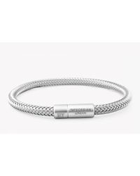 Tateossian | Metallic Soho Bracelet In Silver Copper Wire for Men | Lyst