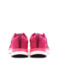 nike flyknit lunar pink
