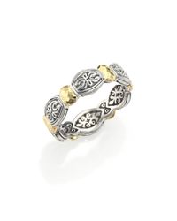 Konstantino | Metallic Aspasia 18k Yellow Gold & Sterling Silver Band Ring | Lyst