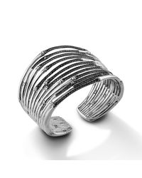 John Hardy | Cuff With Black Sapphire | Lyst