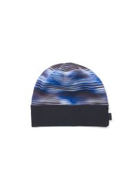 Ralph Lauren | Blue Striped Fleece-lined Hat | Lyst