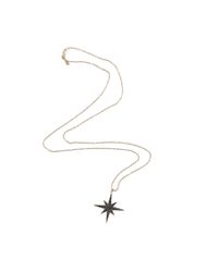 Sydney Evan | Black Starburst Necklace | Lyst