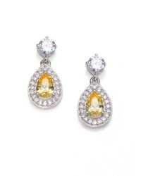 Adriana Orsini | Metallic Canary Tear Drop Earrings | Lyst