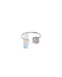 Rebecca Taylor | Metallic Melissa Joy Manning Open Faced Ring | Lyst