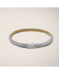 John Hardy | Metallic Extra-Small Reversible Bracelet | Lyst