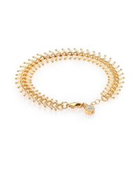 Iam By Ileana Makri | Metallic Little Round Fish Bone Bracelet | Lyst