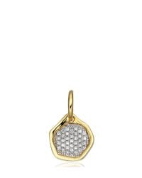 Monica Vinader | Metallic Riva Diamond Mini Pendant | Lyst