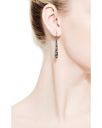 Kwiat | Cobblestone Drop Earrings in Black Diamond | Lyst