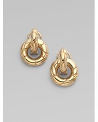 John Hardy | Metallic Kali 18k Yellow Gold Door Knocker Earrings | Lyst