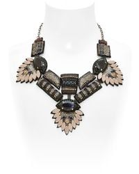 Deepa Gurnani | Black Mergers And Acquisitions Necklace | Lyst