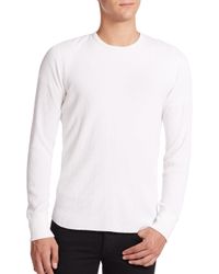 Rag & Bone | White Standard Issue Waffle-knit Tee for Men | Lyst
