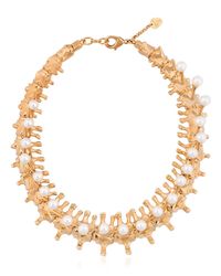 Schield | Metallic Backbone Necklace | Lyst