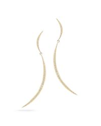Mizuki | Metallic Icicle Crescent Drop Earrings | Lyst