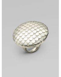 John Hardy | Metallic Sterling Silver Domed Ring for Men | Lyst