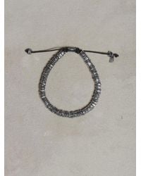 John Varvatos | Metallic Oxidized Bead Bracelet for Men | Lyst