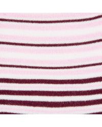 Paul Smith | Multicolor Women's Pink And Orange 'mainline Stripe' Socks | Lyst