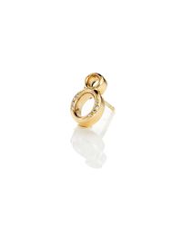 Lulu Frost - Metallic Code Number 18kt #8 Earring - Lyst