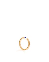 Coleoptere | Blue Die Schrift Pencil Stacking Ring in Lapis | Lyst