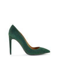 Pink Pony | Green Celia Suede Pump | Lyst