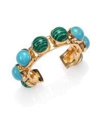 Tory Burch | Blue Tacher Open Cuff Bracelet | Lyst