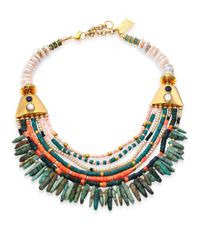Lizzie Fortunato | Multicolor Tortola Semi-precious Multi-stone Beaded Long Bay Necklace | Lyst