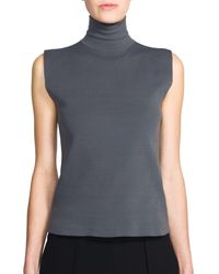 Marni | Gray Sleeveless Knit Turtleneck | Lyst