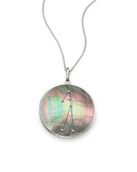 Ippolita | Multicolor Black Shell, Diamond & Sterling Silver Zodiac Charm | Lyst