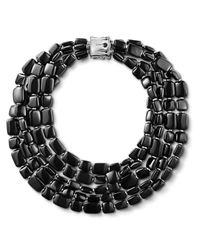 John Hardy | Black Five-Row Necklace | Lyst