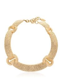 Giuseppe Zanotti | Metallic Gold Plated Necklace | Lyst