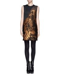 3.1 Phillip Lim | Metallic Landscape Motif Shift Dress | Lyst