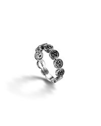 John Hardy | Black Slim Ring | Lyst