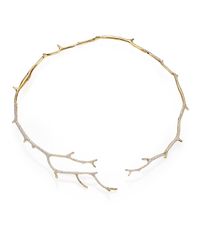 Ippolita | Metallic Stardust Diamond & 18K Yellow Gold Branch Collar Necklace | Lyst