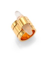 Chloé | Metallic Diann Pink Marble Ring | Lyst