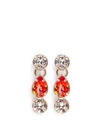 Valentino | Metallic Strass Earrings | Lyst